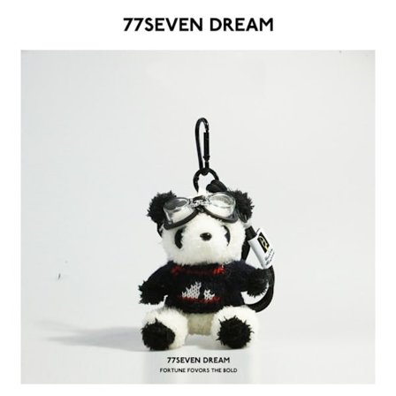 Panda Doll Nyckelringar Panda Pilot Pendant H H
