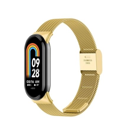 Stilrent Xiaomi Mi Band 8 klockarmband - Guldfärgat