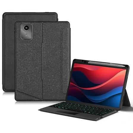 Lenovo Tab M11 (Xiaoxin Pad 11 2024) -tabletille nahkainen suojakotelo + irrotettava Bluetooth-näppäimistö