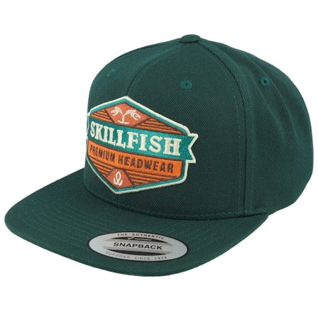 Skillfish - Grün snapback Cap - Terraflame Logo Classic Spruce Snapback @ Hatstore