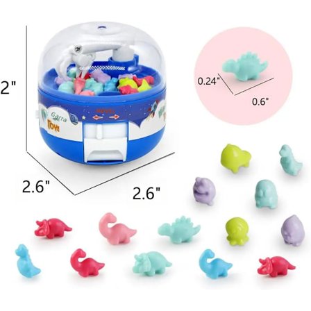 Pojk- och flickklo-maskiner, miniklo-maskiner med dinosaurieleksaker, vridna ägg, roliga semestergåvor, nya