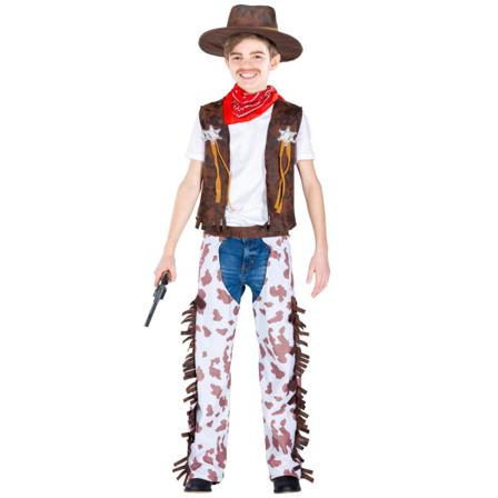 Tectake Maskeraddräkt Lilla Sheriffen Brown 116 (5-7y)