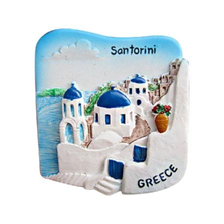 3D Kylskåpsmagnet Magnetiska klistermärken för kylskåp Worldwide Tower London Japan Gre null - Greece