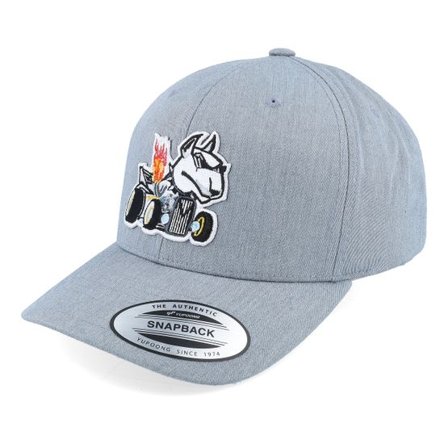Kiddo Cap - Grå adjustable Keps - Kids Dog Hot Rod Kids Grey Adjustable @ Hatstore