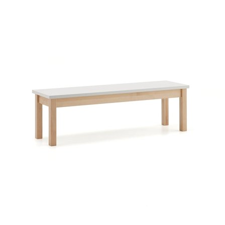 Bench seat ZET, 1200x360 mm, white