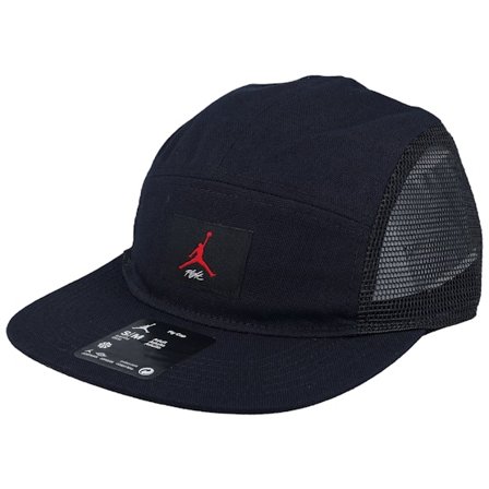 Jordan - Zwart 5panel Cap - "Fly Cap Jumpman Black/Gym Red 5-panel " @ Hatstore