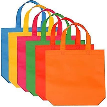 24 stk. Ikke-vevde poser Gjenbrukbare festgaveposer