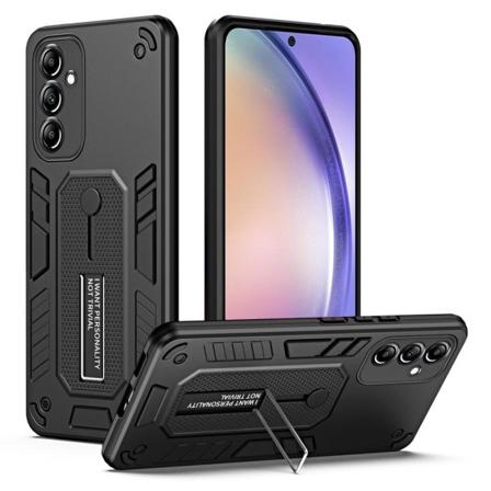 Til Samsung Galaxy A54 5G Hybrid Case med Kickstand - Sort Sort