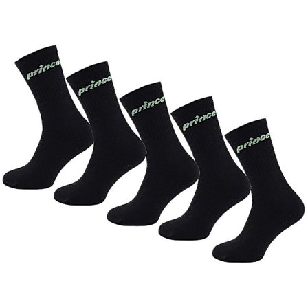 Tennis Svart 5-pakning Polstrede Herre Crew Sokker MSHPR129STE