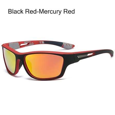 Retro polariserade solglasögon fyrkantiga solglasögon för sportkörning Cykelfiske