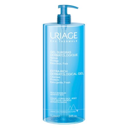 URIAGE Gel detergente dermatologico extra-ricco 1000ml - Bagno e Doccia