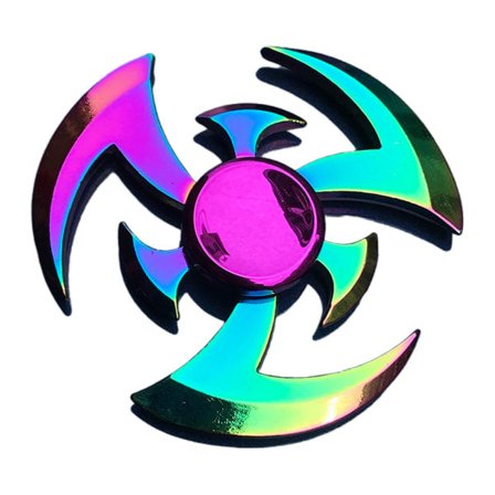 Metalliske Fidget Spinning Topper Høyhastighets Rotasjon Finger Spinner Leke for Voksne Barn Festgave Stressavlastende Fingertupp Leke null - B