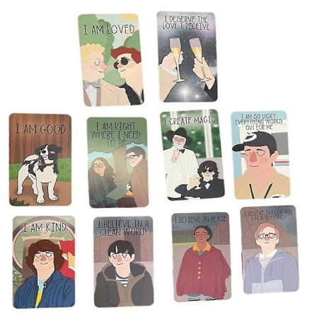 20 kpl Fantasia Komedia Hyvät Ennukset Vahvistuspakka Profeetta Ihana Hahmo Tarot Ennustaminen Taro Ennustus