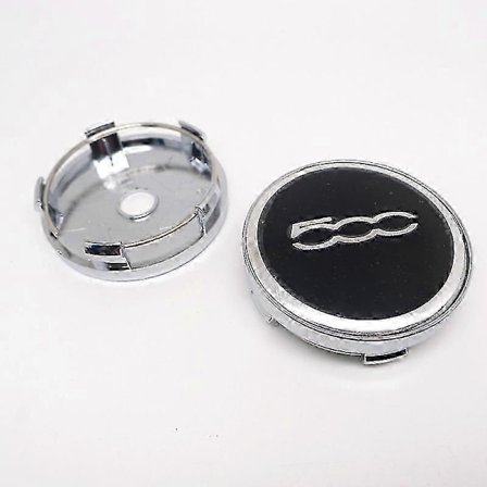 4 stk 60mm Hjulnavdeksel for Fiat 500 - støvtett deksel for nav, emblem for Punto Stilo Bravo Ducato Freemont 124 600