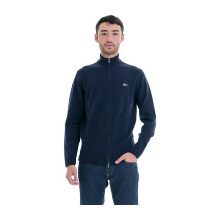 Lacoste, Zip-throughs Blauw, Heren, Maat:XL