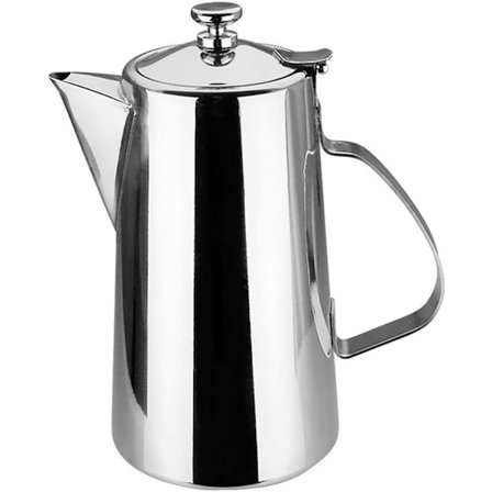 Vannkaraffel i rustfritt stål med lokk for Cafe Lait-drikk
