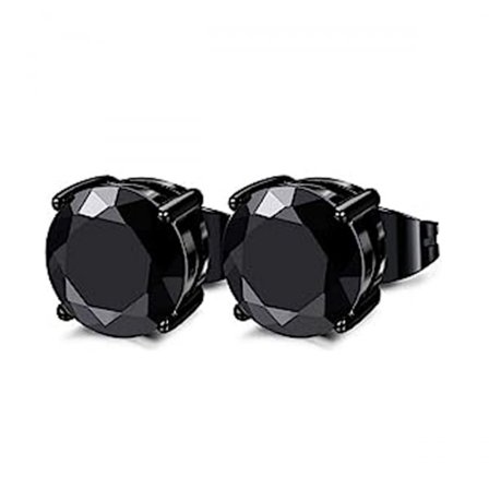 1 par 316L kirurgisk stål øreringe med klo-sort