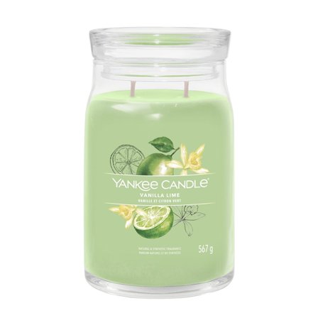 Yankee Candle Signature Jar Candles Vanilla Lime 567g - Candela Profumata