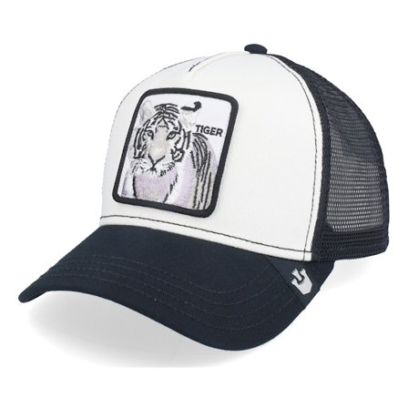Goorin Bros. - Weiss Trucker Cap - The White Tiger White/Black Trucker @ Hatstore