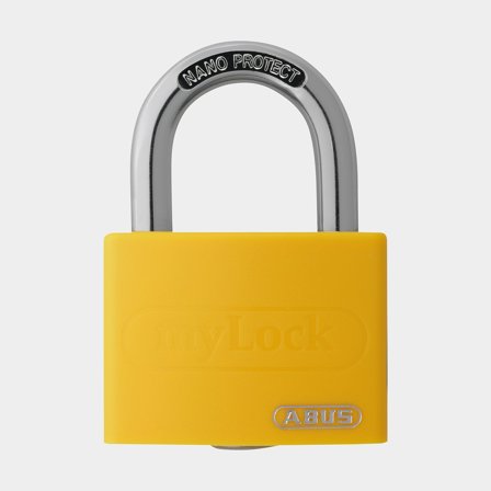 Cadenas ABUS T65AL/40, classe 1, Ø6.5 mm, jaune