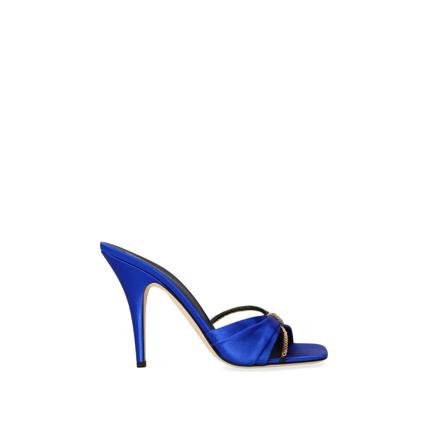 Giuseppe Zanotti Flat Sandaler Blå, Dame Stiletter, Størrelse: 40 EU