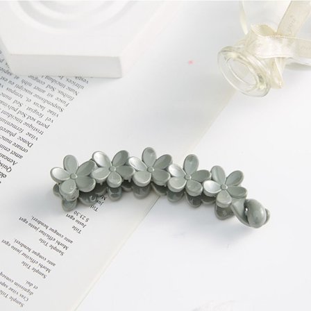 Frostet Bananklips Plommeblomst Tvistet Klips GRØNN