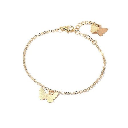 Fashion Single Layer Butterfly Shape Armband Butterfly Pendant Fashion Wild Jewelry
