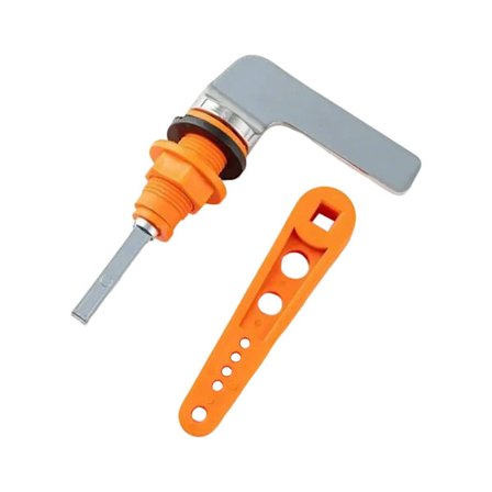 Toalettspak Håndtak Sidemontert Sink Legering Toalett Trippelspak Enkel å Bruke