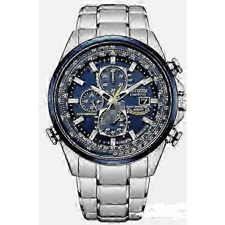 Ny Citizen Blue Angels Eco-Drive Herre World Chronograph Luksusur med Safirkrystal (FMY)