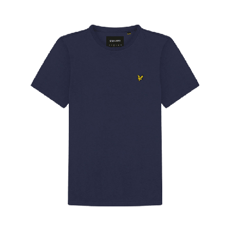 Lyle & Scott Plain T-shirt T-shirts Herr Blå XS