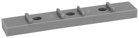 Faluplast 19411 Distanskloss för 110 mm enkelklämma, grå, Installation