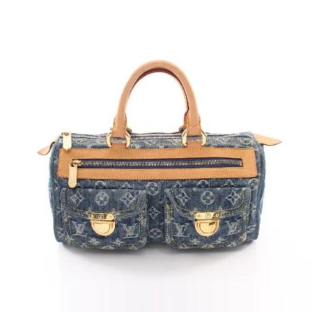 Louis Vuitton Vintage Pre-owned Läder louis-vuitton-vskor blå, Dam Vintage Väskor, Dam, Storlek: ONE SIZE