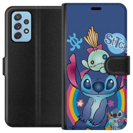 Samsung Galaxy A52 5G Lompakkokotelo Stitch ja ystävä