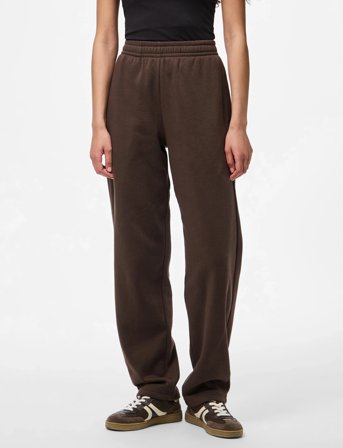Pieces Pcchilli Hw Straight Sweat Pants Noos Bc - Brown - XL