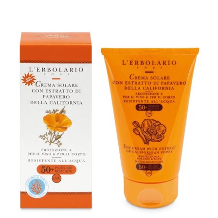 L'Erbolario Crema Solare Viso E Corpo SPF 50+ 50ml