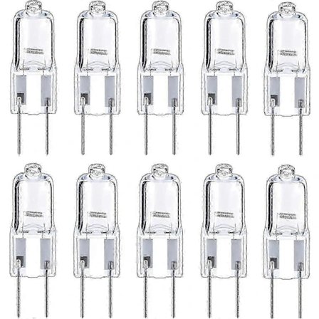 10 stk. G6.35 Halogenpære 35w 50w 12v Dæmpbar Kapselampe Gy6.35 Landskabsbelysning Til Under Skab (FJ22) 35W
