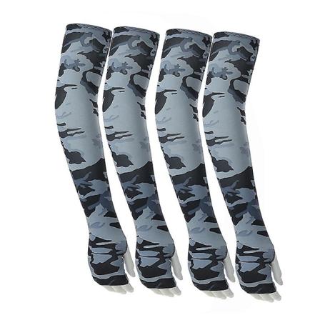 4 st Uv-solskyddsarmärmar, kylhylsor i issilke för att cover arm för kvinnor män Sommar utomhusaktiviteter Tillbehör