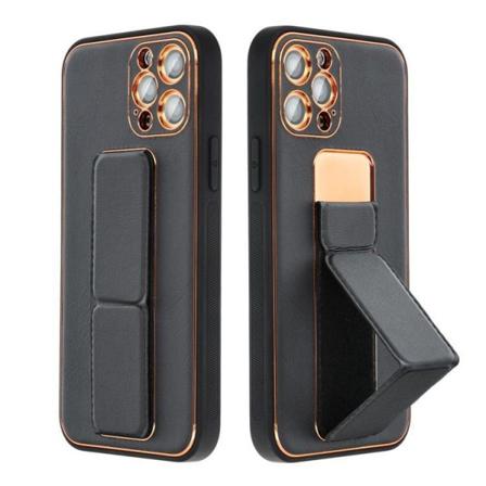 Forcell Galaxy A03s Skal Kickstand Läder - Svart