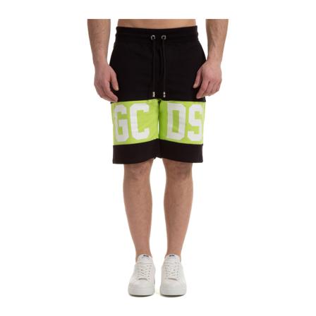 Gcds Band Logo Track shorts svart, Herr Chinos Shorts, Herr, Storlek: L