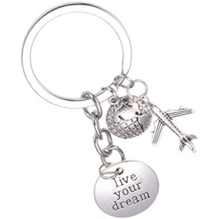 Metalldrøm Pilot Flymaskin Nøkkelring Legering Mini Flymaskin Nøkkelring