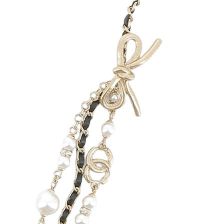 Chanel Vintage Pre-owned Halsband beige, Dam Vintage Smycken, Dam, Storlek: ONE SIZE