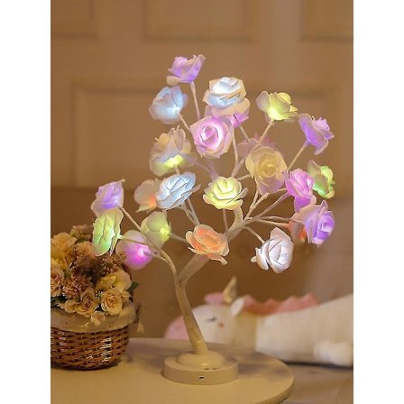 16 LED Rosenträd Artificiellt Ljus Valentine's Day