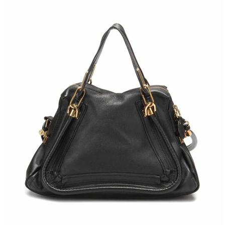 Chloé Pre-owned chloé Paraty Leather Shoulder Tas black , Zwart , Dames , Maat: ONE Size Vintage Tassen