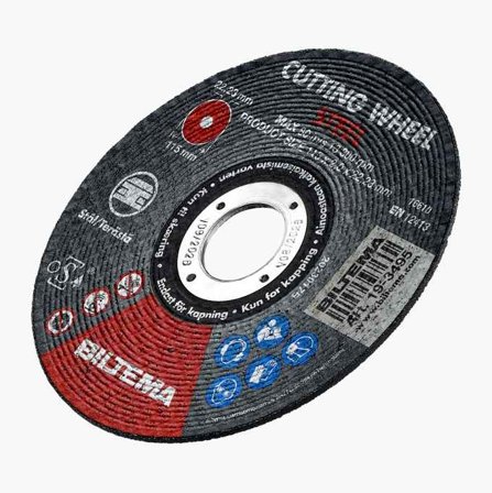 Biltema - Kappeskive stål flat 115 mm