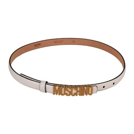 Moschino Bälte vit, Dam, Dam, Storlek: XS
