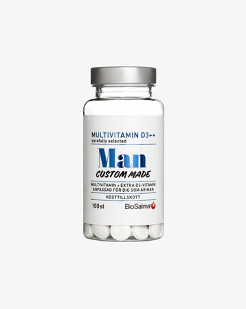 BioSalma Multivitamin man D-vitamin++ - 100 tabletter
