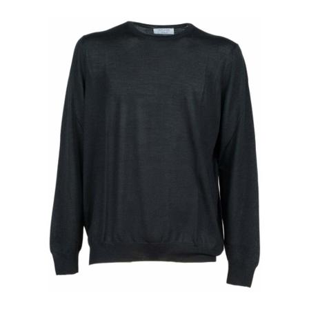 Gran Sasso - Stickade Tröjor - Svart - Herr - Storlek: 4xl, Herr, Storlek: 4XL