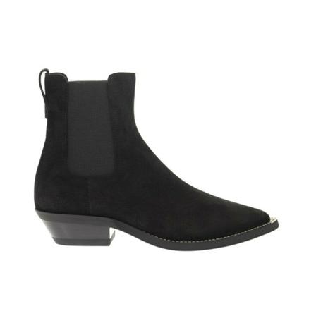 Tod's, Suede ankle boots Zwart, Dames, Maat:36 EU