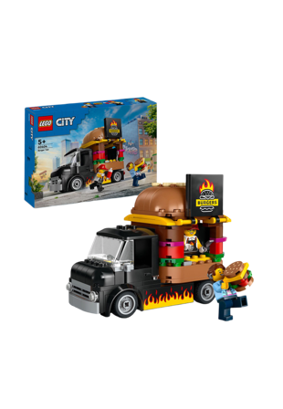 LEGO Hamburgerbil Bygg- och Lekset 60404 Byggsatser Unisex ONESIZE