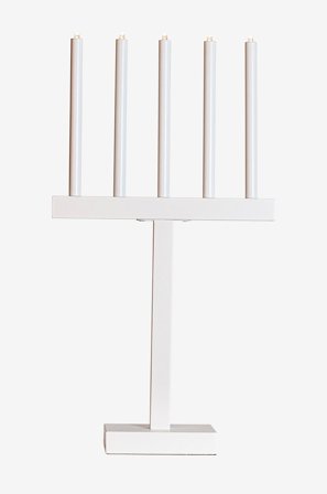 By Rydéns - Glimmer-pöytävalaisin - Valkoinen - Sähkökyntteliköt - - Homeroom